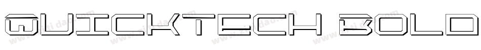 QuickTech Bold字体转换